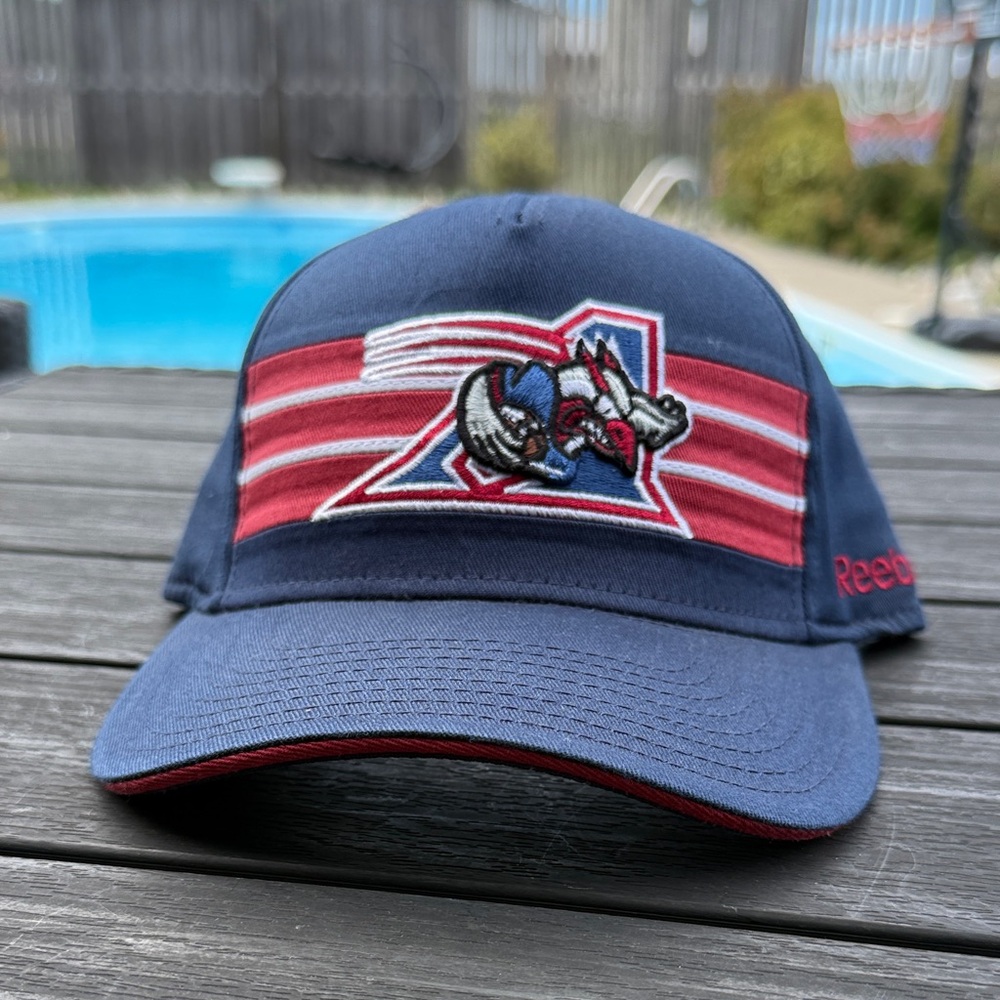 Reebok Navy and Red Sports Cap